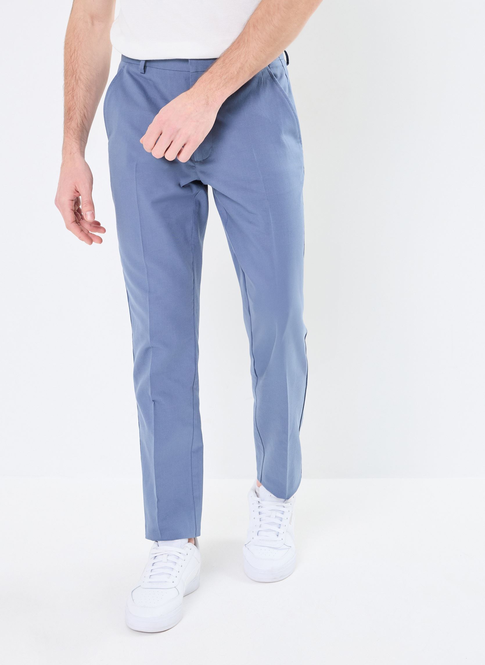 Pantalons chino PLIN homme bleu Marvin&Co Pantalons chino PLIN homme bleu CHINA BLUE