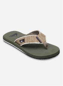 Tongs Monkey Abyss homme vert Quiksilver Tongs Monkey Abyss homme vert Vert olive