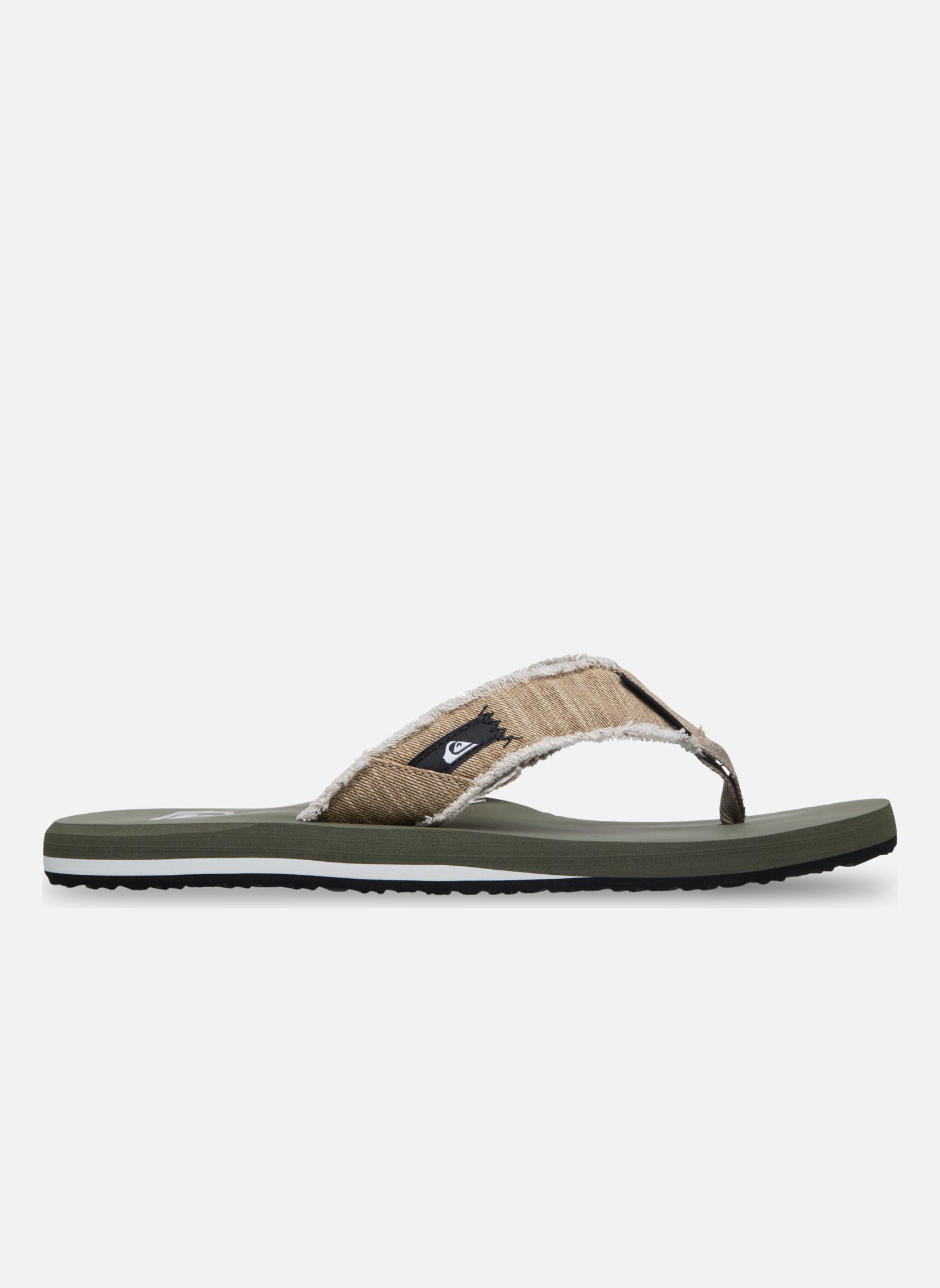 Tongs Monkey Abyss homme vert Quiksilver Tongs Monkey Abyss homme vert Vert olive