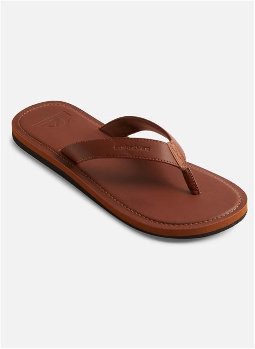 Quiksilver Tongs Molokai Nubuck homme marron