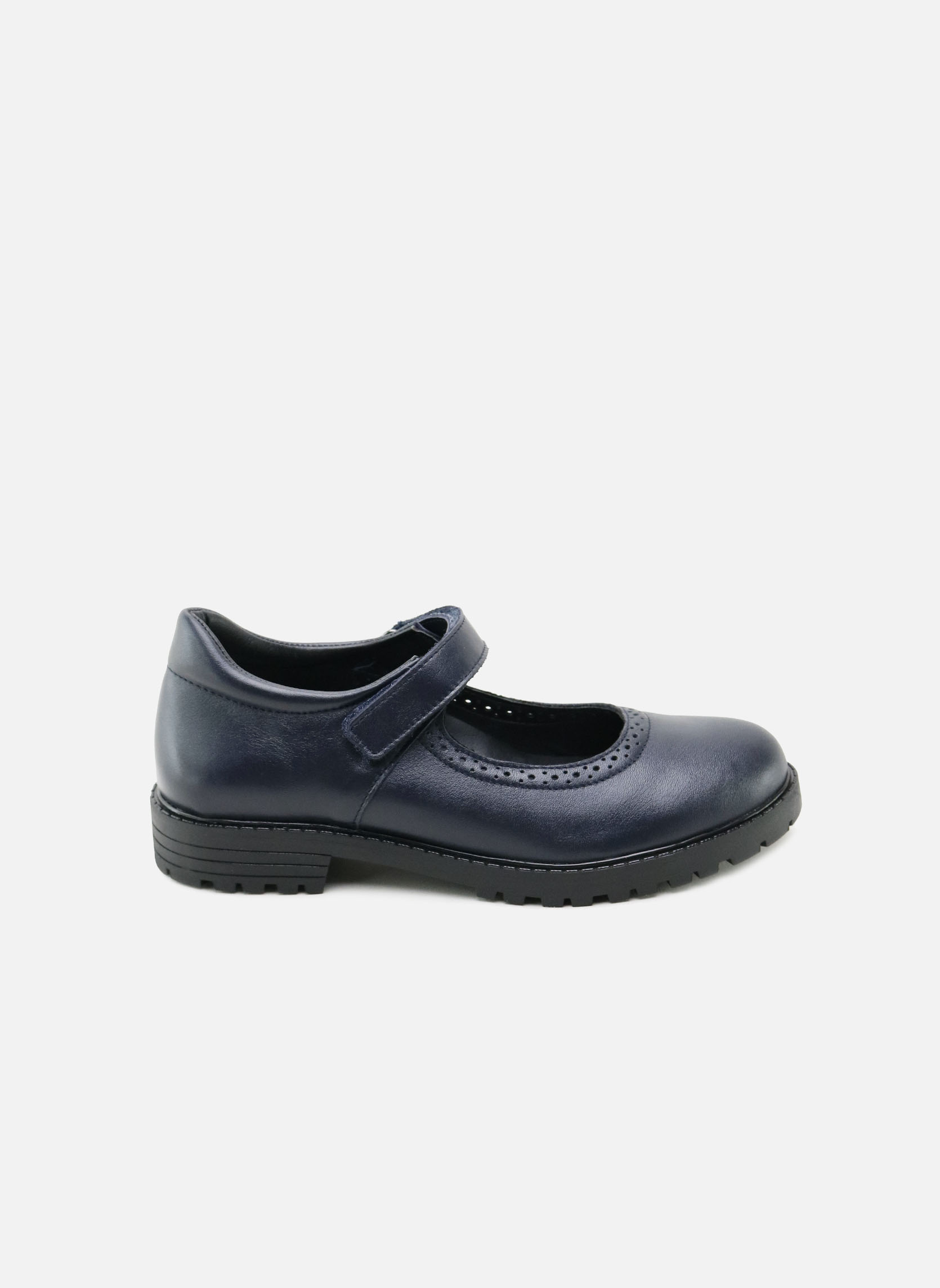 Chaussures Mary Jane Naturino Fille - Bleu Marine Daim Avec Fleurs - Taille US Youth 9 - Neuves