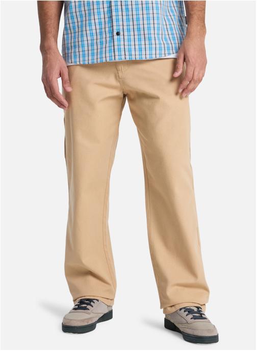 Quiksilver Pantalons droits Carpenter homme beige