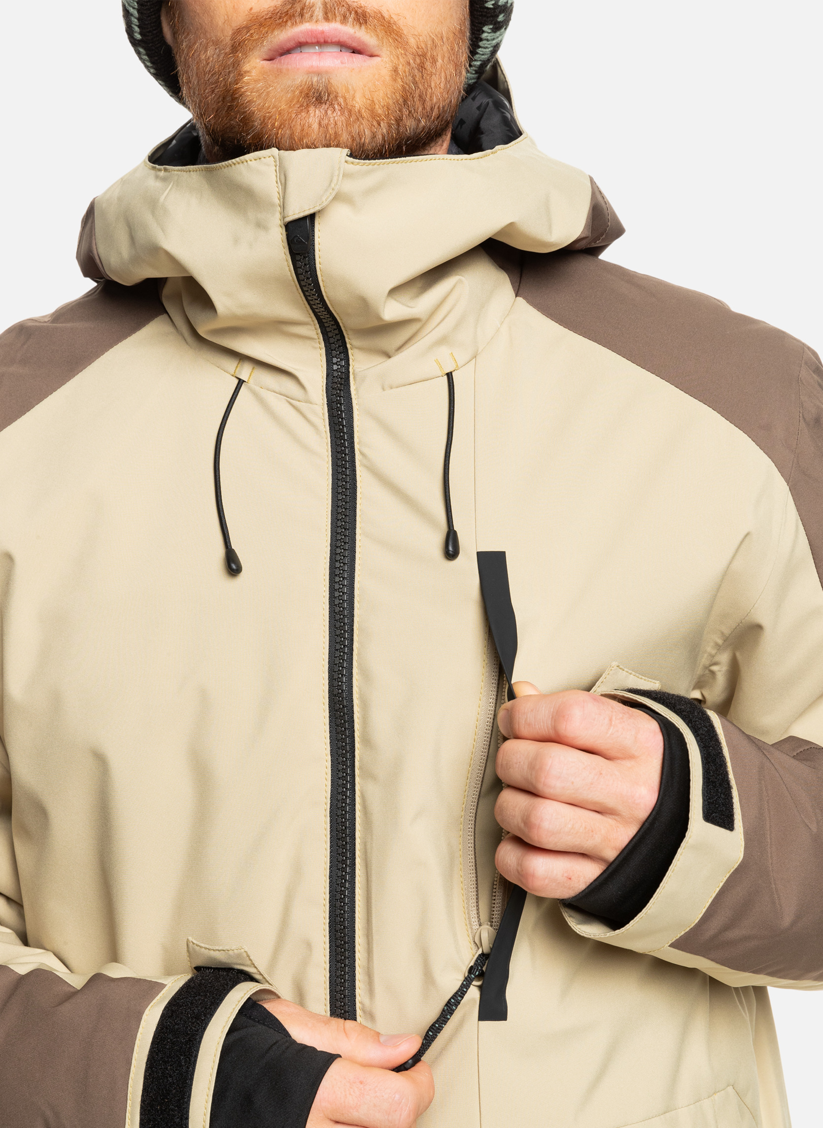 Blousons Mission homme beige Quiksilver Blousons Mission homme beige Beige