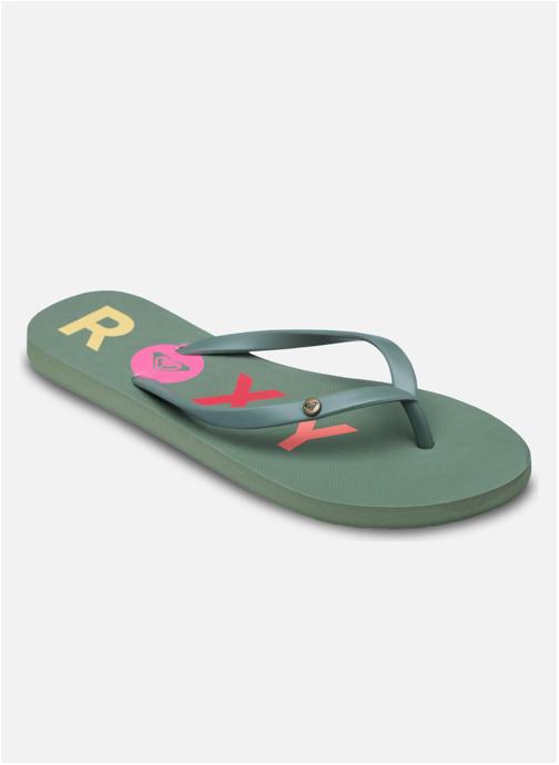 Roxy Tongs Sandy femme vert