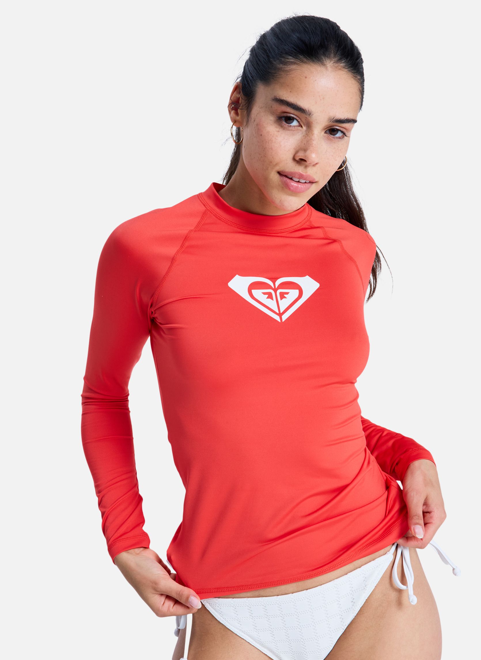 Tee-shirts Whole Hearted femme rouge Roxy Tee-shirts Whole Hearted femme rouge Rouge