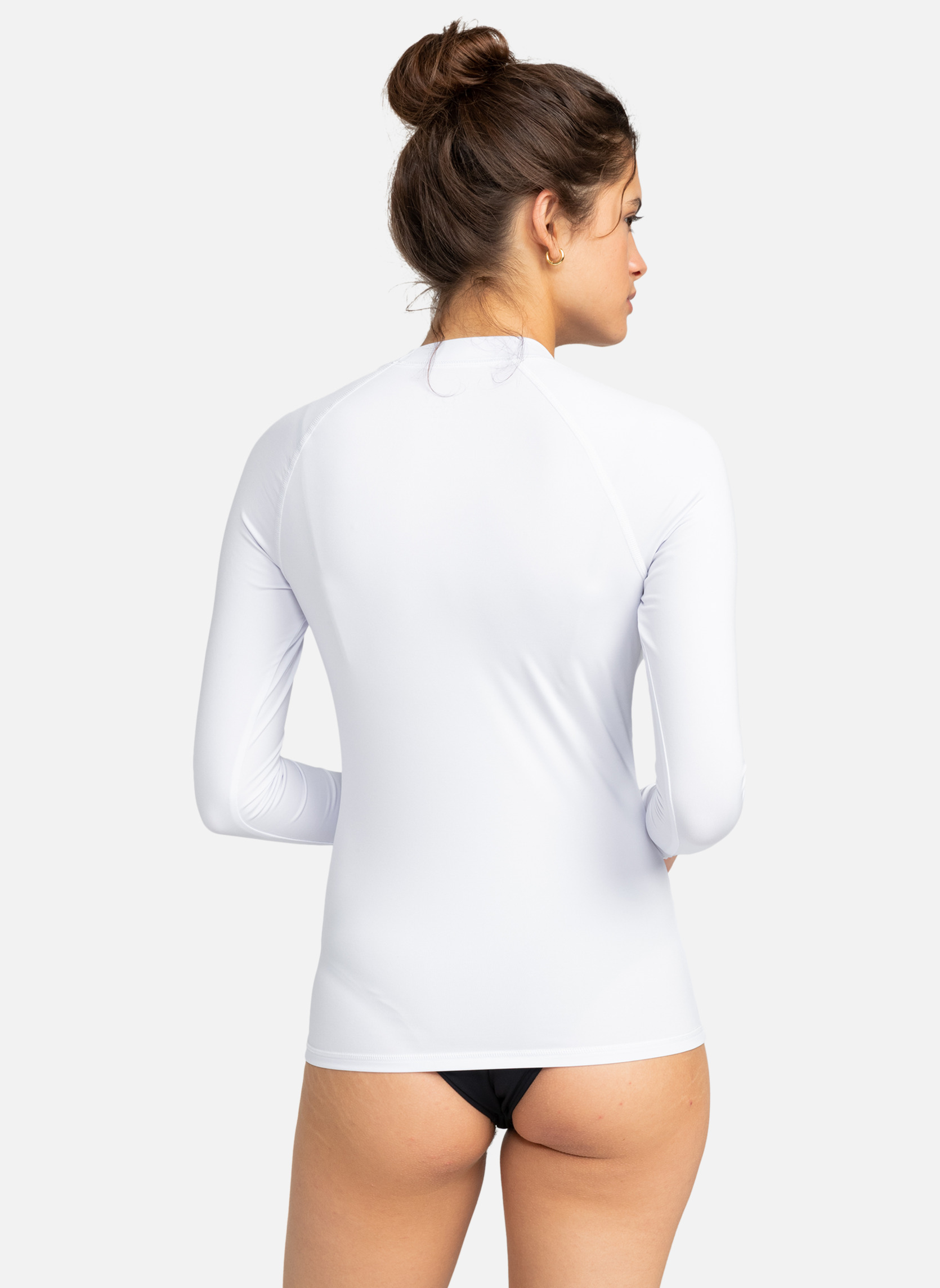 Tee-shirts Lycra manches longues WHOLE HEARTED. femme blanc Roxy Tee-shirts Lycra manches longues WHOLE HEARTED. femme blanc Blanc