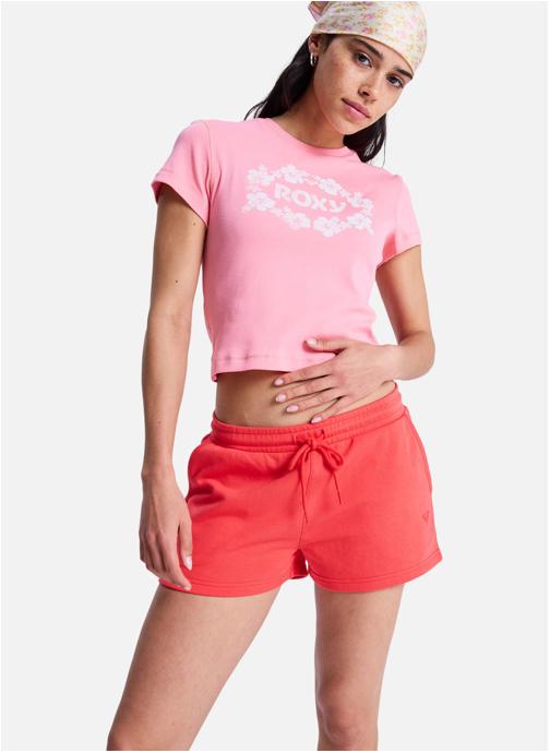 Roxy Shorts Short à taille élastique SURF STOKED. femme rouge