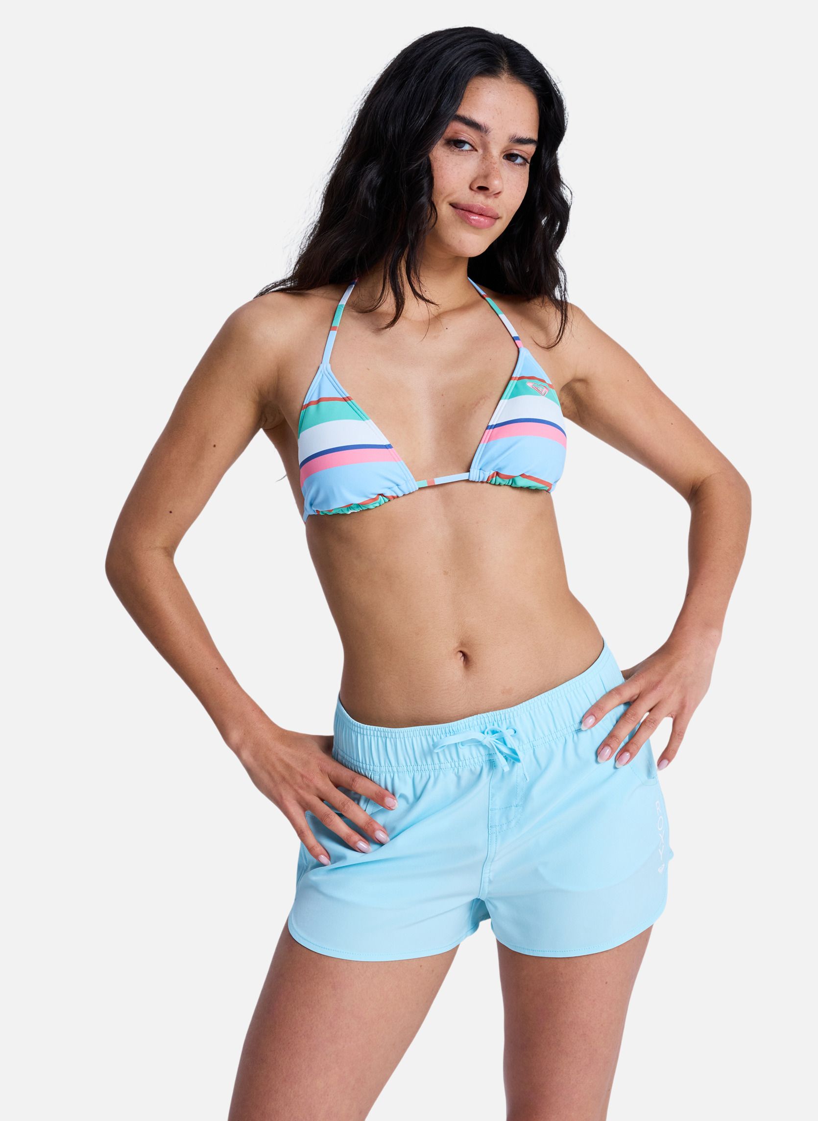 Bas de maillot shorty Roxy Wave 2 femme bleu Roxy Bas de maillot shorty Roxy Wave 2 femme bleu Bleu