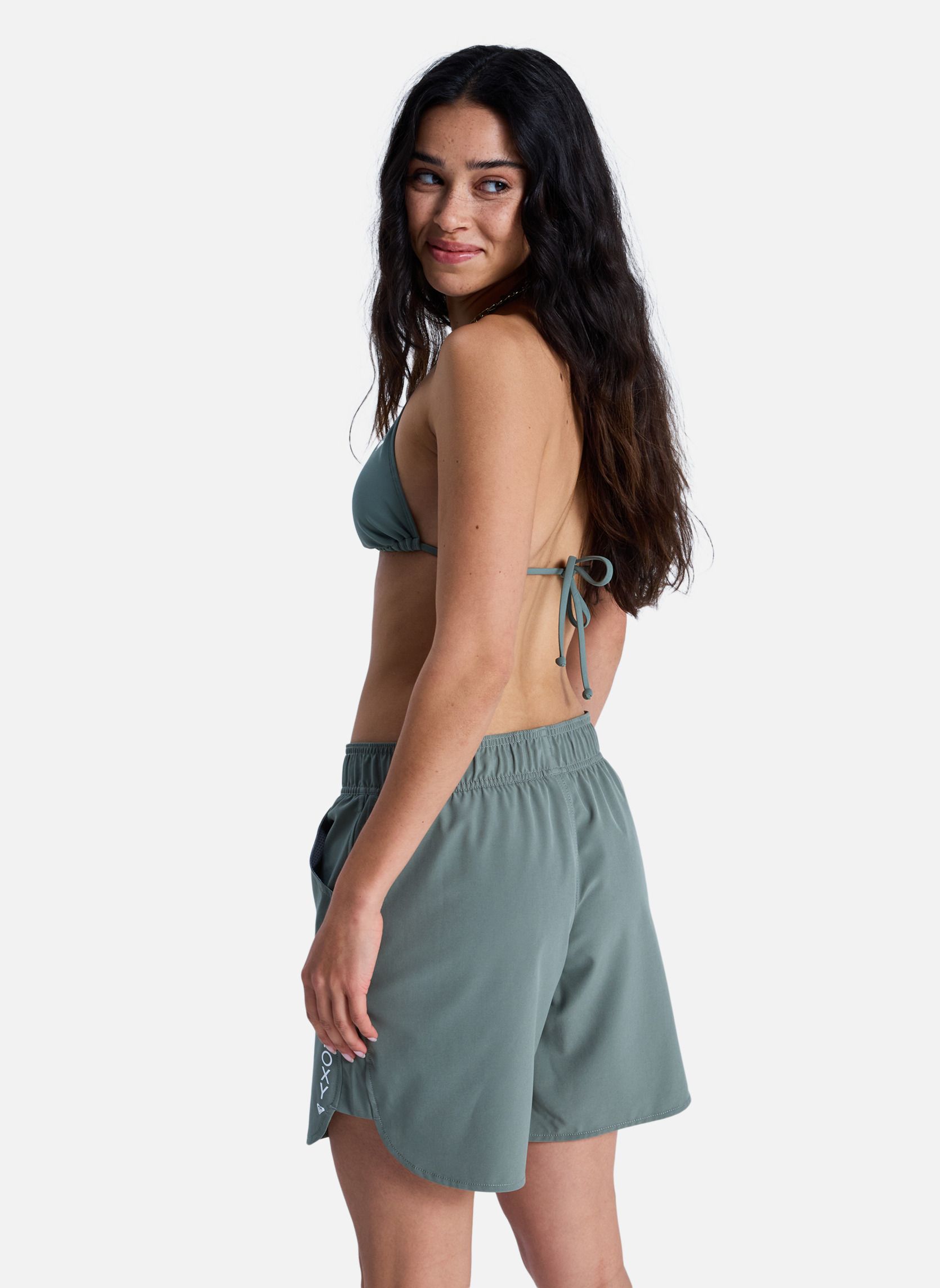 Bas de maillot shorty Roxy Wave 7 femme vert Roxy Bas de maillot shorty Roxy Wave 7 femme vert Vert