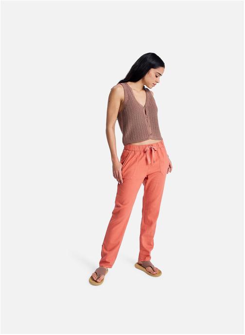 Roxy Pantalons droit On The Seashore femme orange