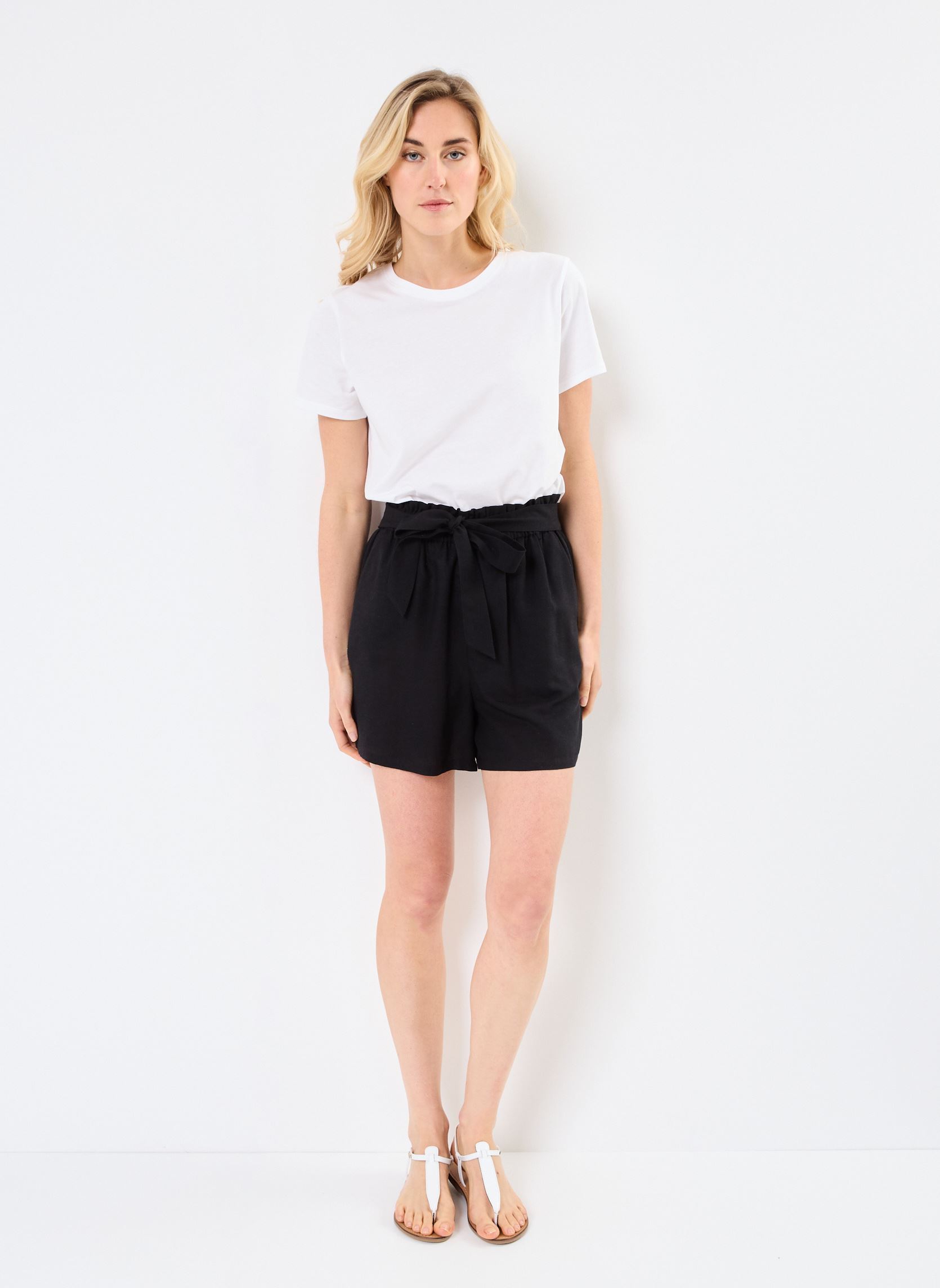 Shorts SHORT-PAPERBAG femme noir Georgia Rose Shorts SHORT-PAPERBAG femme noir JET BLACK