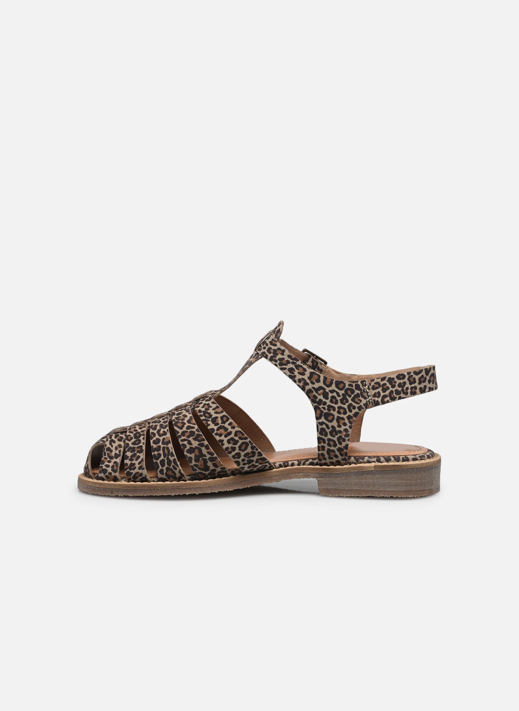Flache Sandalen Kimal - sandales damen beige Georgia Rose Flache Sandalen Kimal - sandales damen beige LÉOPARD