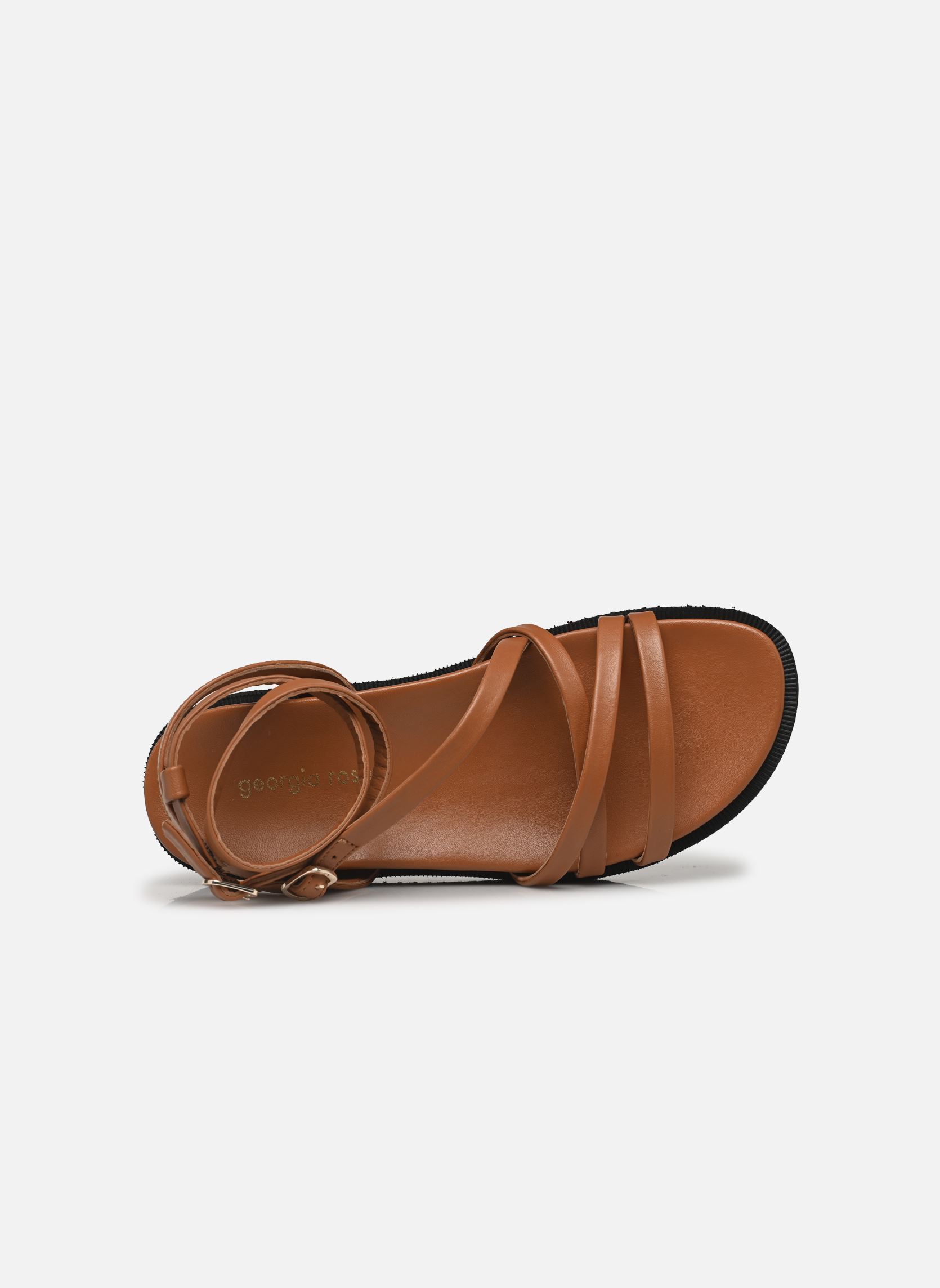 Platte sandalen Keli - sandales dames bruin Georgia Rose Platte sandalen Keli - sandales dames bruin COGNAC