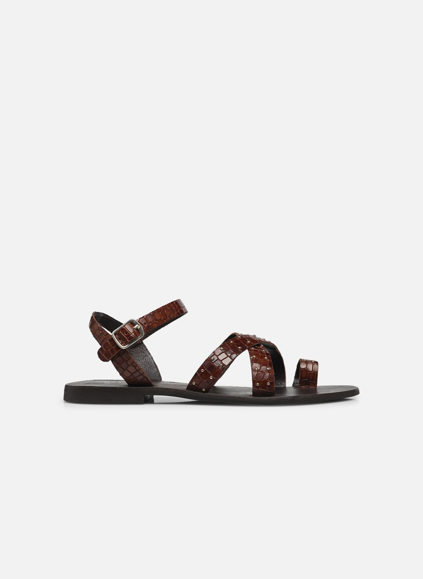 Flache Sandalen Kirika - sandales damen braun Georgia Rose Flache Sandalen Kirika - sandales damen braun CROCO COGNAC