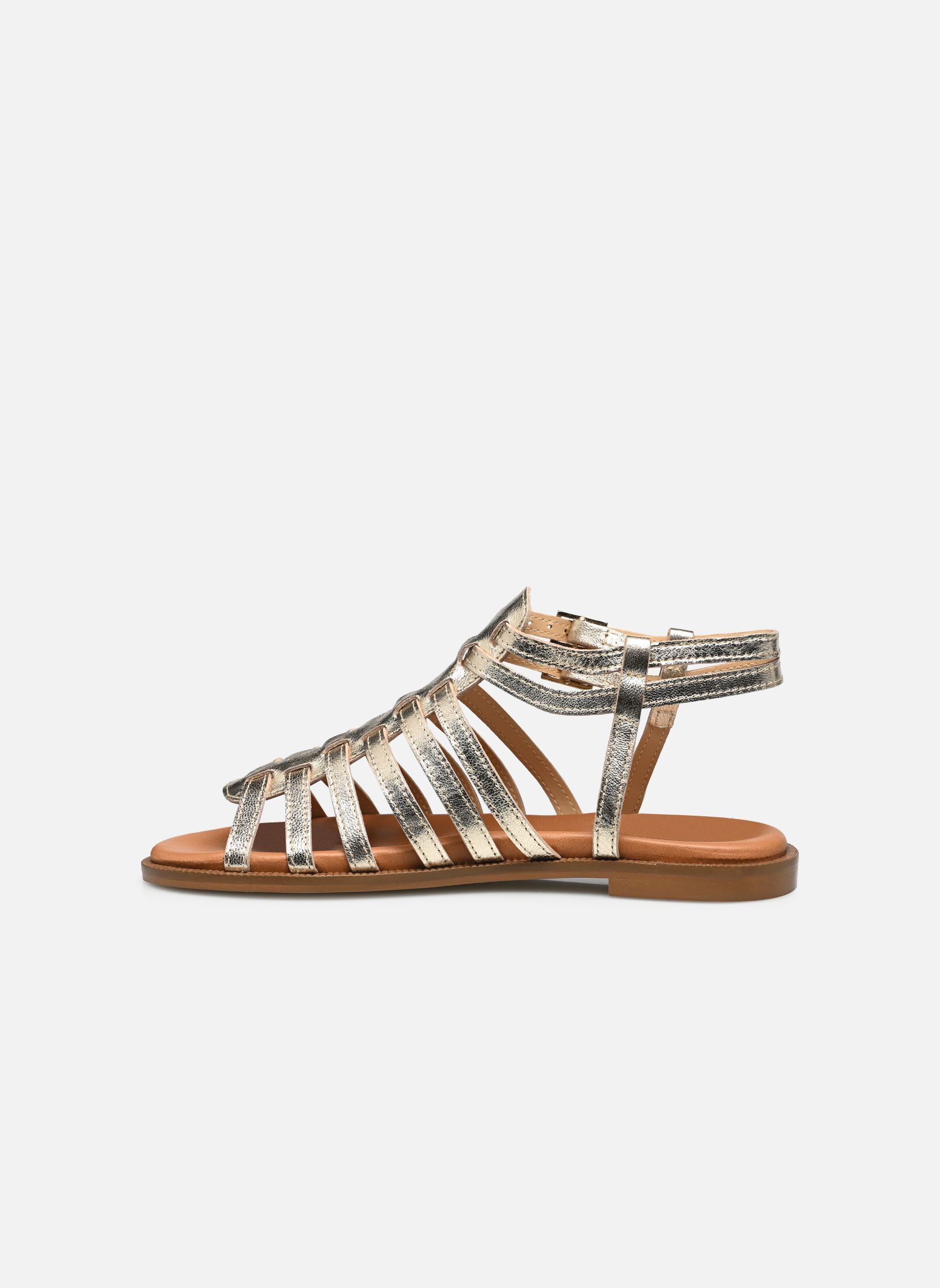 Sandali piatti Laspartiate - sandales donna oro e bronzo Georgia Rose Sandali piatti Laspartiate - sandales donna oro e bronzo OR