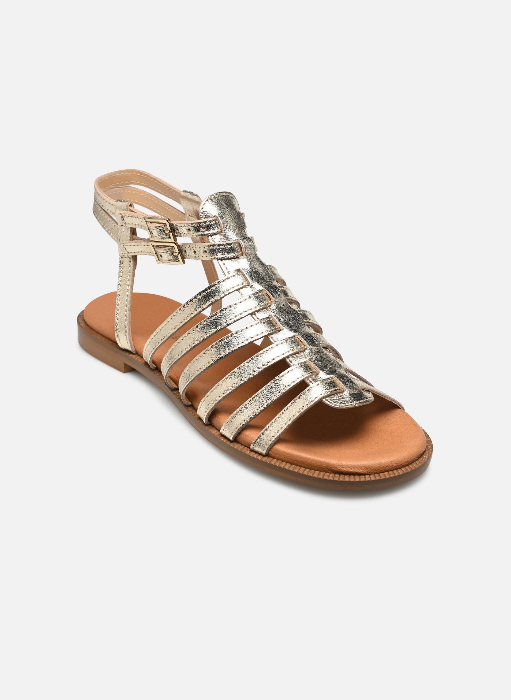 Sandali piatti Laspartiate - sandales donna oro e bronzo Georgia Rose Sandali piatti Laspartiate - sandales donna oro e bronzo OR