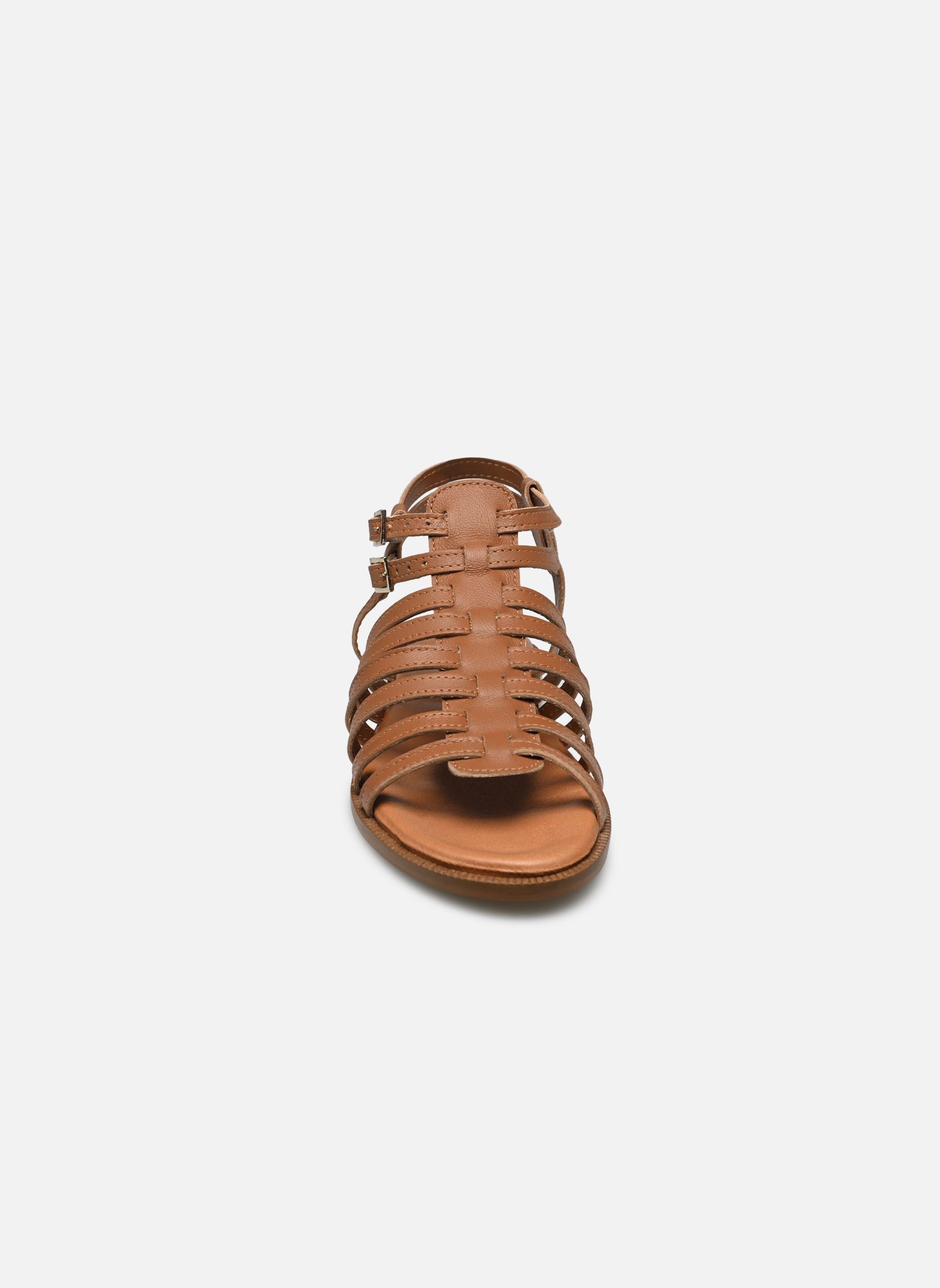 Flache Sandalen Laspartiate - sandales damen braun Georgia Rose Flache Sandalen Laspartiate - sandales damen braun COGNAC