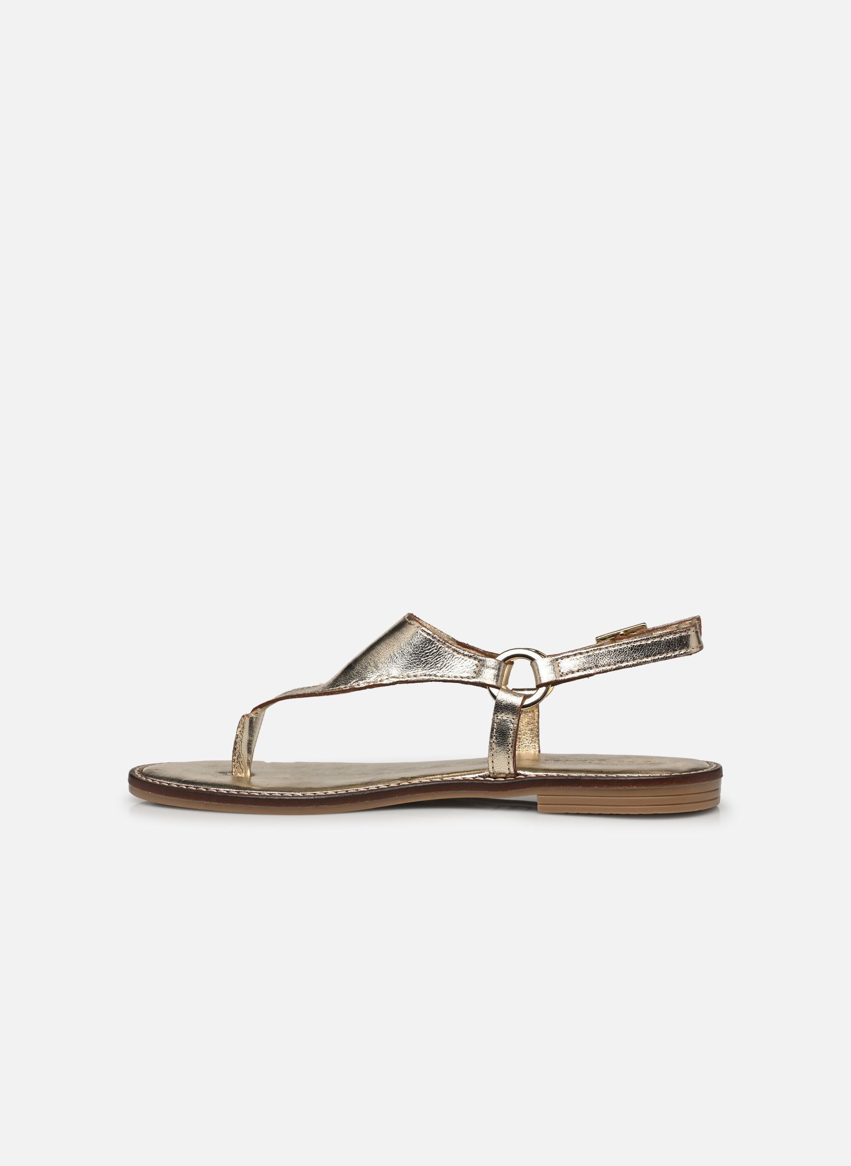 Platte sandalen Luxi - sandales dames goud en brons Georgia Rose Platte sandalen Luxi - sandales dames goud en brons OR