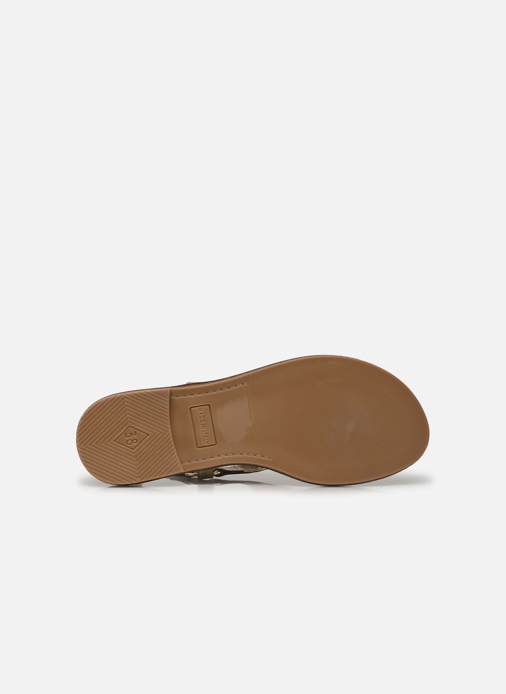 Platte sandalen Luxi - sandales dames goud en brons Georgia Rose Platte sandalen Luxi - sandales dames goud en brons OR