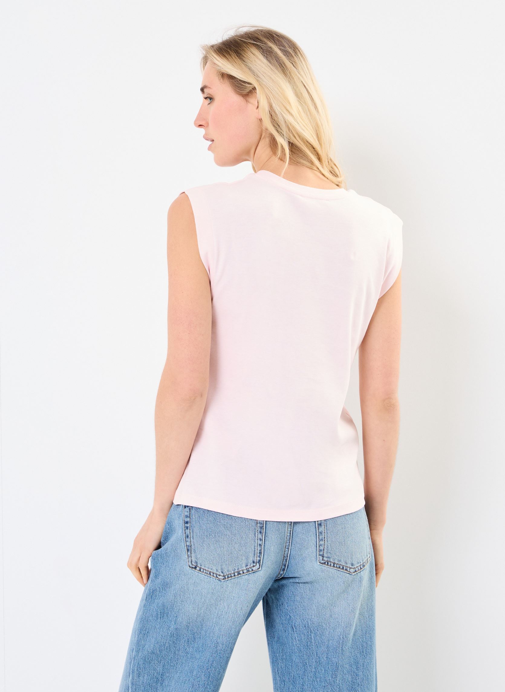 Camisetas de manga corta TONYA mujer rosa MADE BY Camisetas de manga corta TONYA mujer rosa BALLET SLIPPER