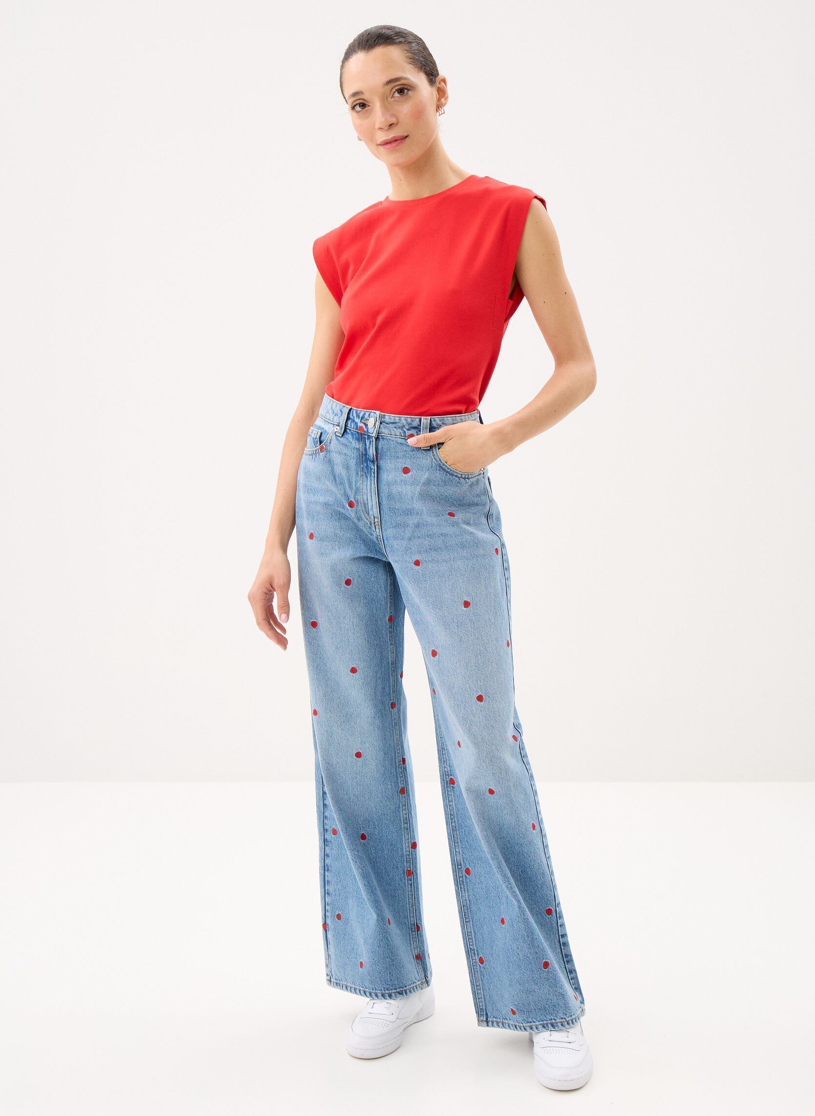 T-shirts met korte mouwen TONYA dames rood MADE BY T-shirts met korte mouwen TONYA dames rood FLAME SCARLET