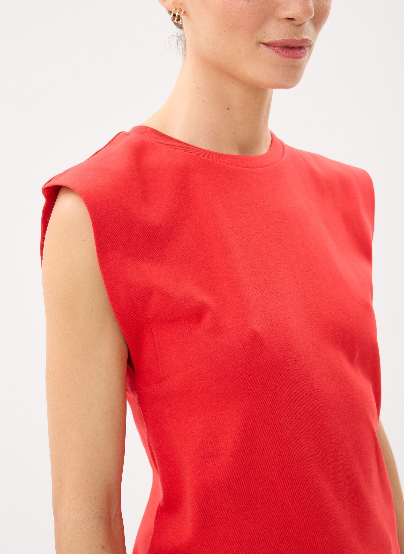 T-shirts met korte mouwen TONYA dames rood MADE BY T-shirts met korte mouwen TONYA dames rood FLAME SCARLET