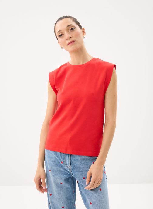 MADE BY T-shirts met korte mouwen TONYA dames rood