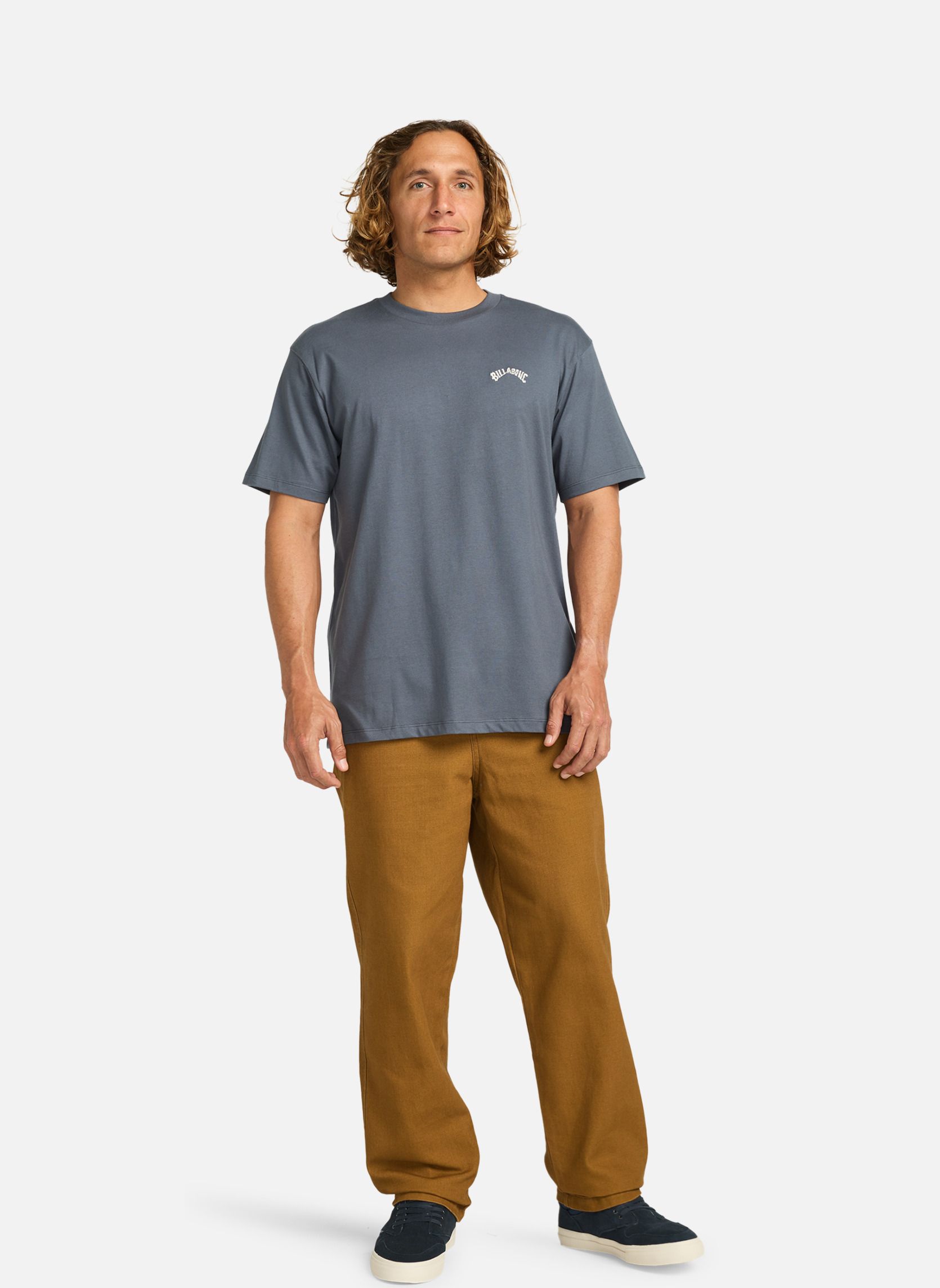 Tee-shirts Arch Crew homme gris Billabong Tee-shirts Arch Crew homme gris Gris foncé