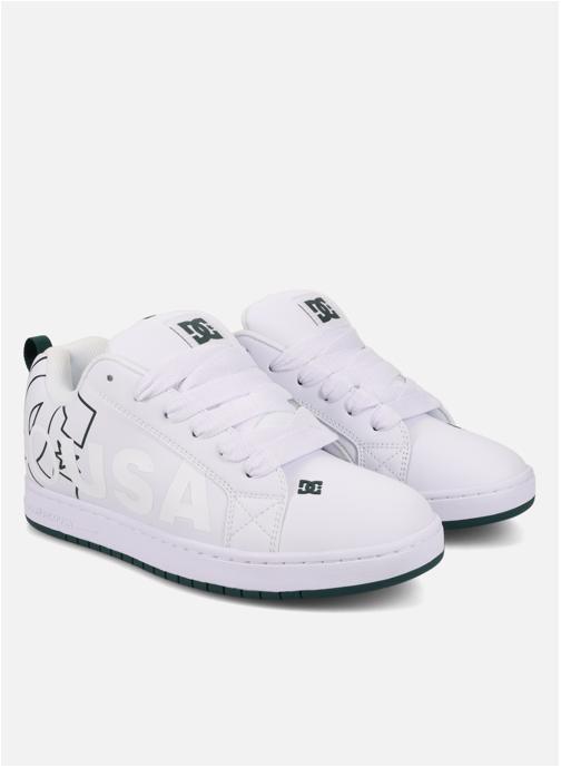 DC Shoes Baskets basses Court Graffik homme blanc