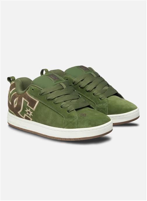DC Shoes Baskets basses Court Graffik homme vert