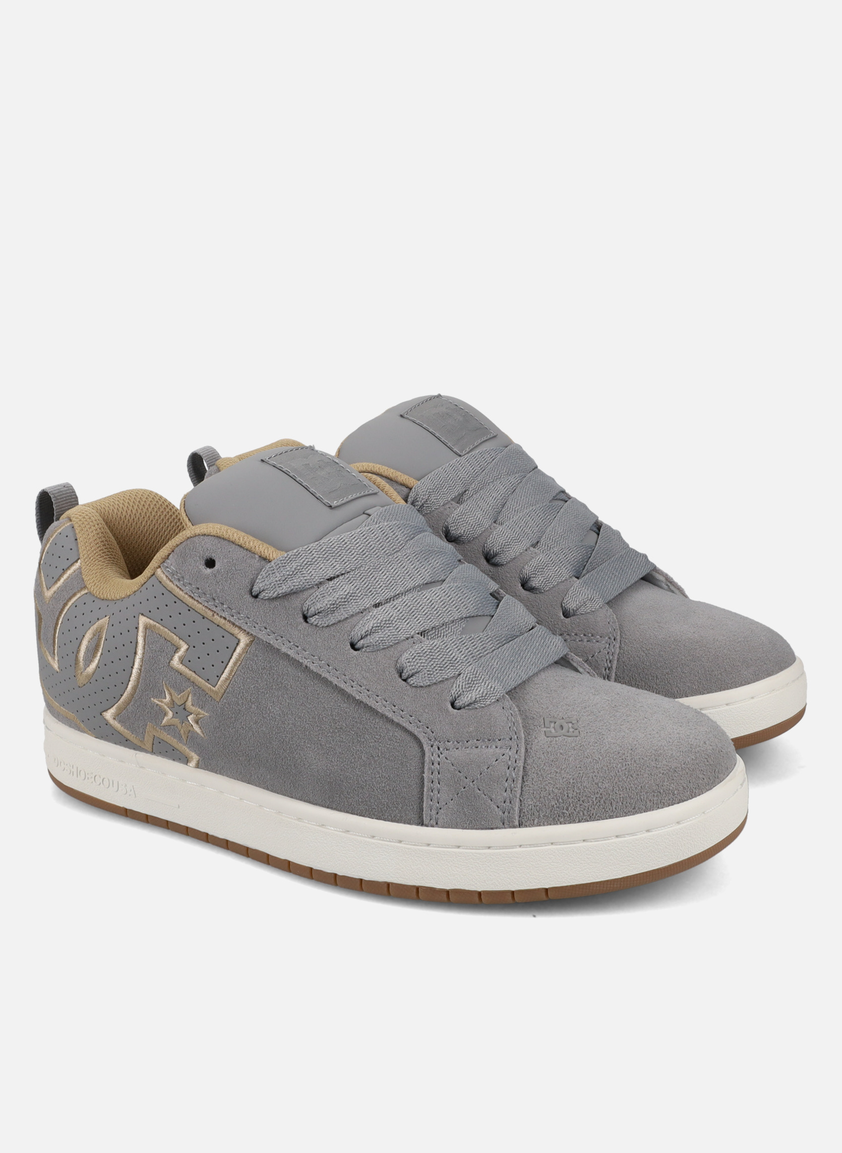 Baskets basses Court Graffik homme gris DC Shoes Baskets basses Court Graffik homme gris Gris clair