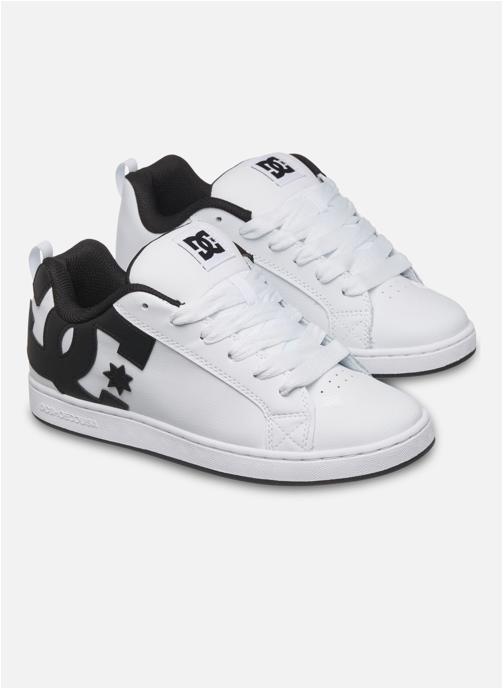 DC Shoes Baskets basses Court Graffik femme blanc