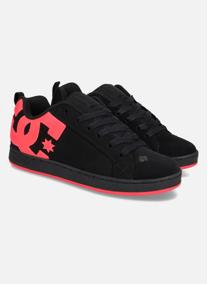 Baskets basses Court Graffik femme noir