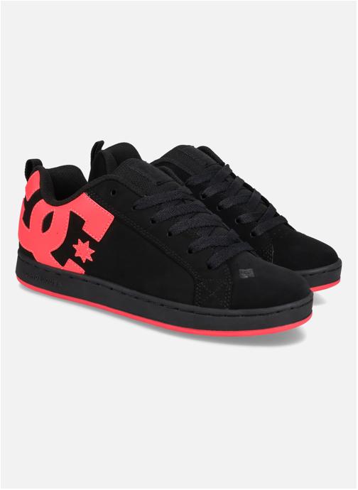 DC Shoes Baskets basses Court Graffik femme noir