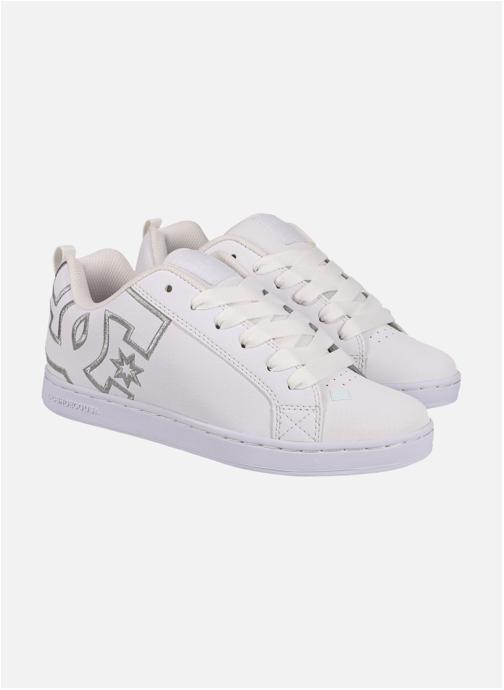 DC Shoes Baskets basses Court Graffik femme blanc