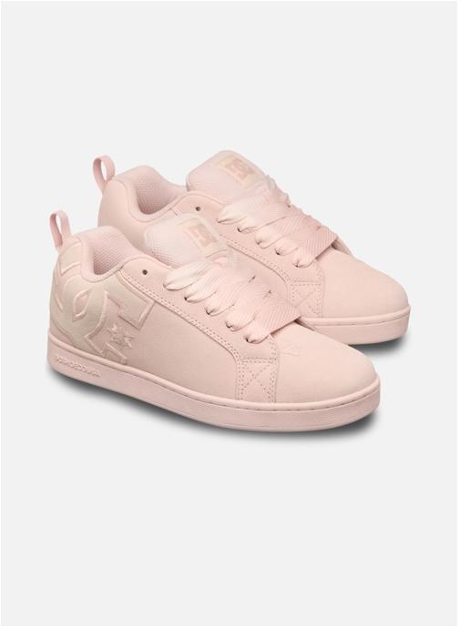 DC Shoes Baskets basses Court Graffik femme rose