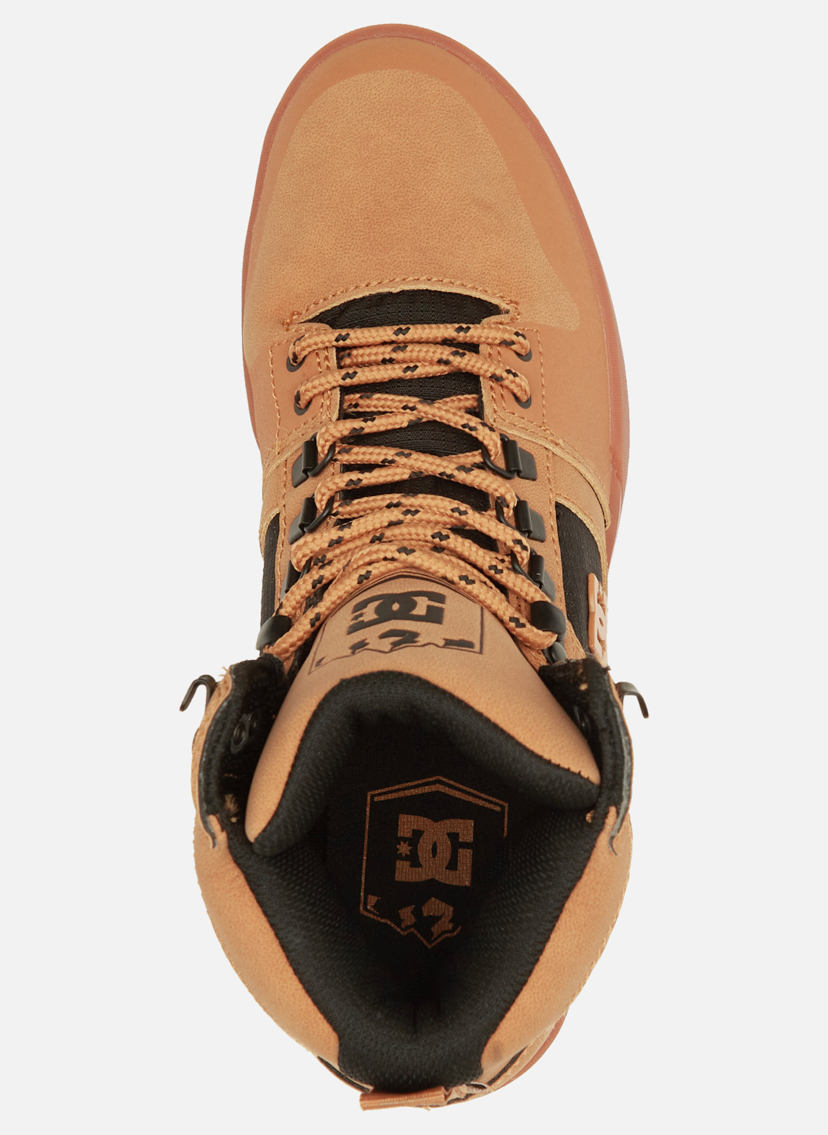 Bottes DC Shoes Pure Hi Homme – En Cuir Ou Nubuck, Isolation 3M Thinsulate, Imperméables. Semelle Caoutchouc Robuste Pour L'hiver.