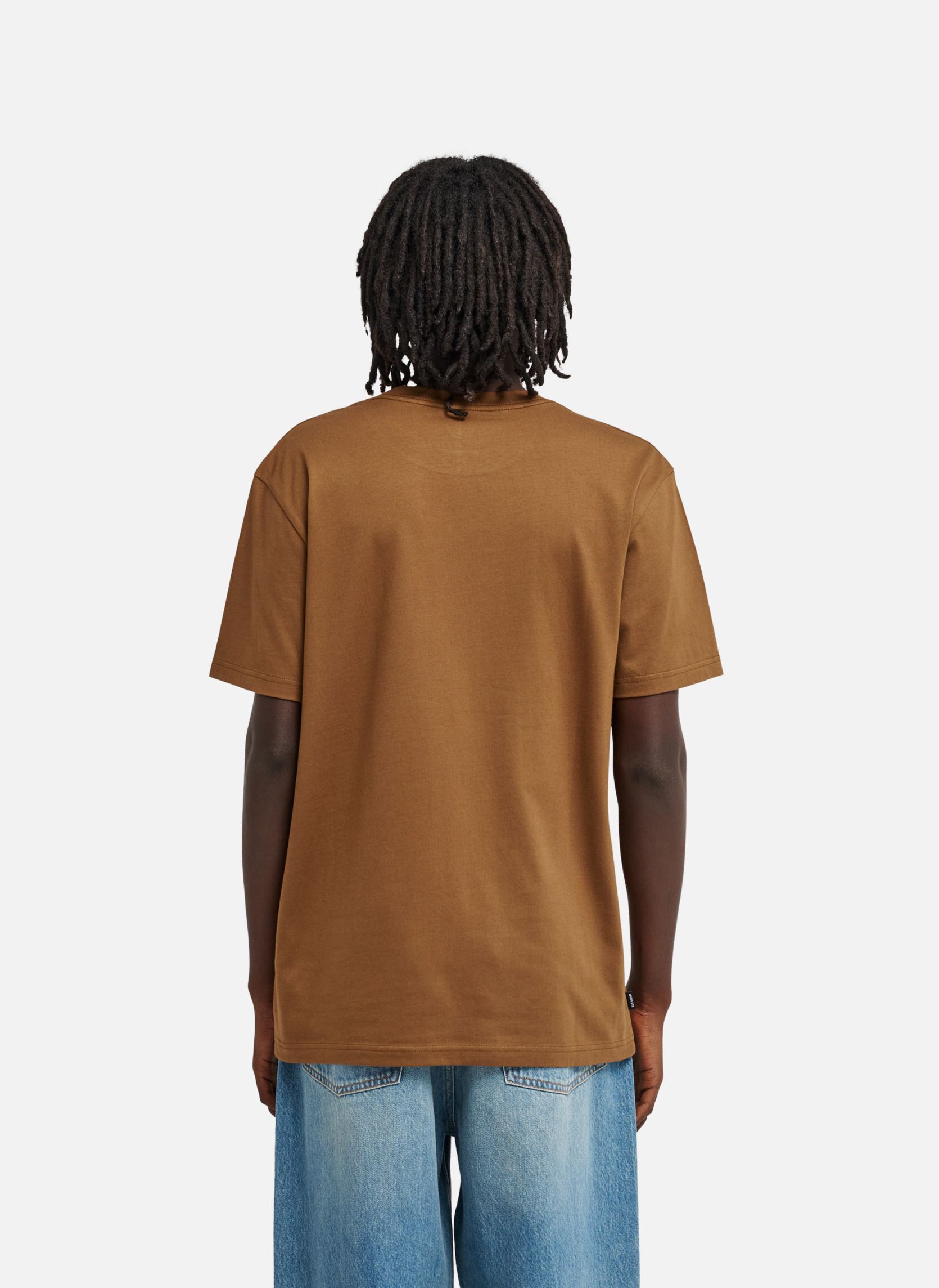 Tee-shirts Icon Embroidery homme marron Element Tee-shirts Icon Embroidery homme marron Marron