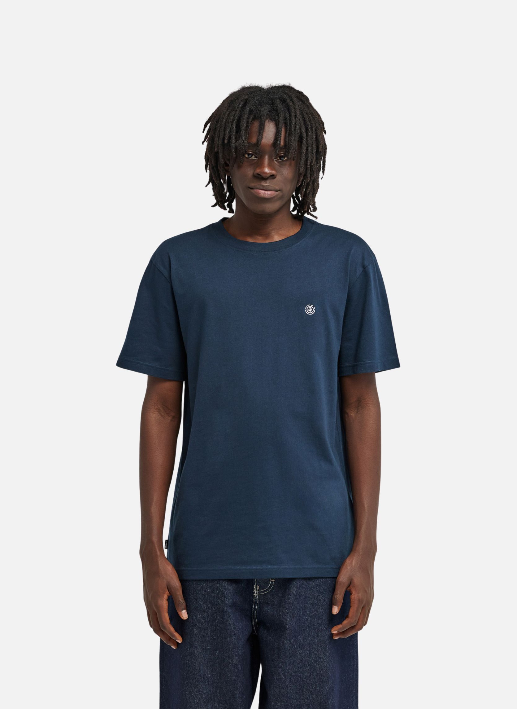 Tee-shirts Icon Embroidery homme bleu Element Tee-shirts Icon Embroidery homme bleu Bleu