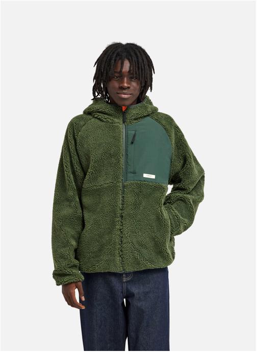 Element Sweats à capuche Wolfe Sherpa homme vert