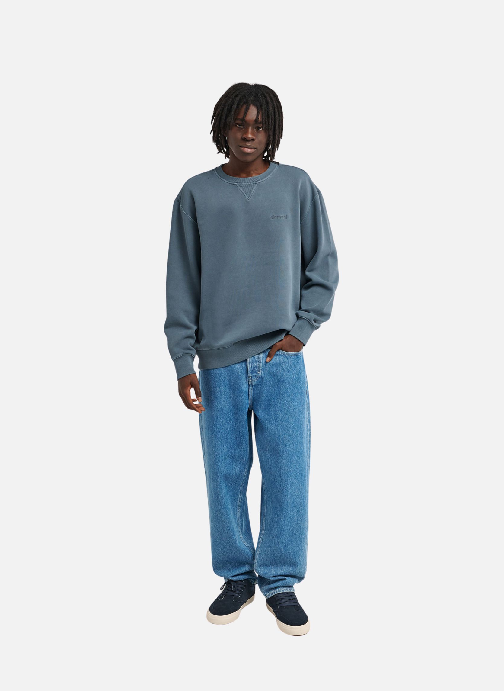 Sweats à capuche Lowcase Pigment Cr homme gris Element Sweats à capuche Lowcase Pigment Cr homme gris Gris