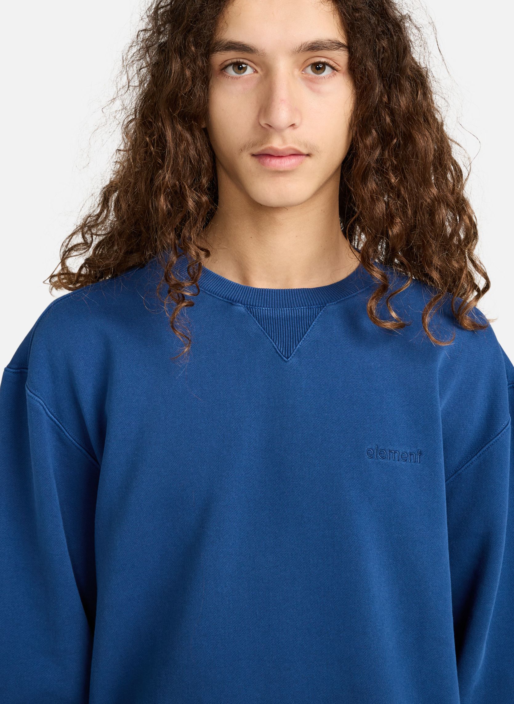 Sweats à capuche Lowcase Pigment Cr homme bleu Element Sweats à capuche Lowcase Pigment Cr homme bleu Bleu