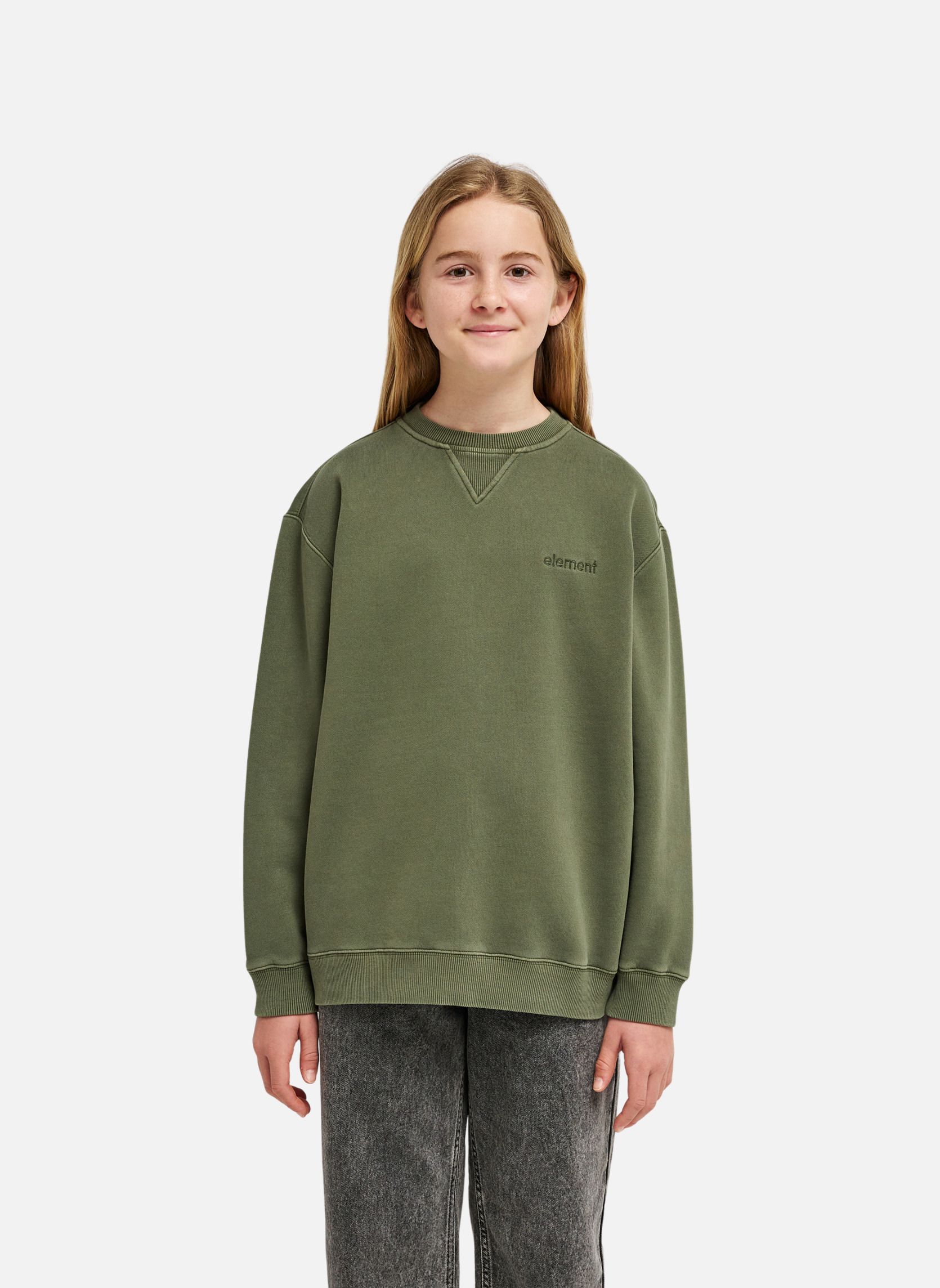 Sweats à capuche Lowcase Pigment Cr Y garçon vert Element Sweats à capuche Lowcase Pigment Cr Y garçon vert Vert