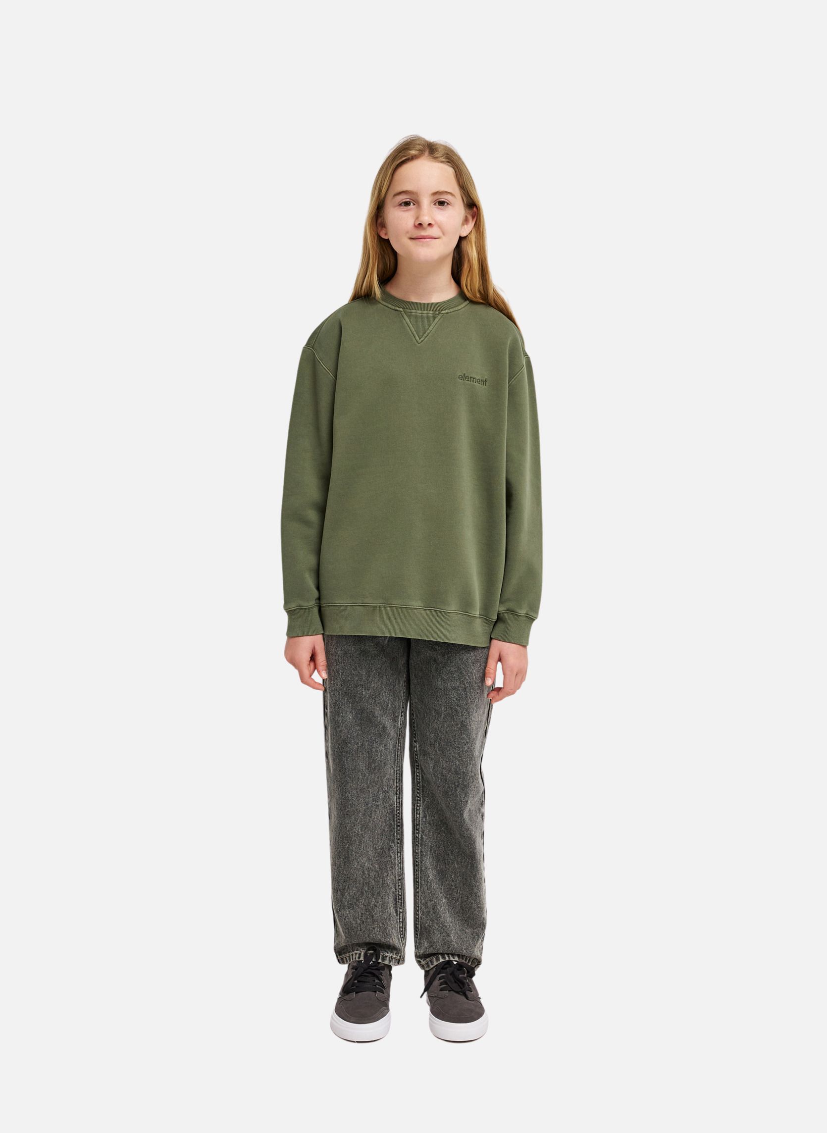 Sweats à capuche Lowcase Pigment Cr Y garçon vert Element Sweats à capuche Lowcase Pigment Cr Y garçon vert Vert