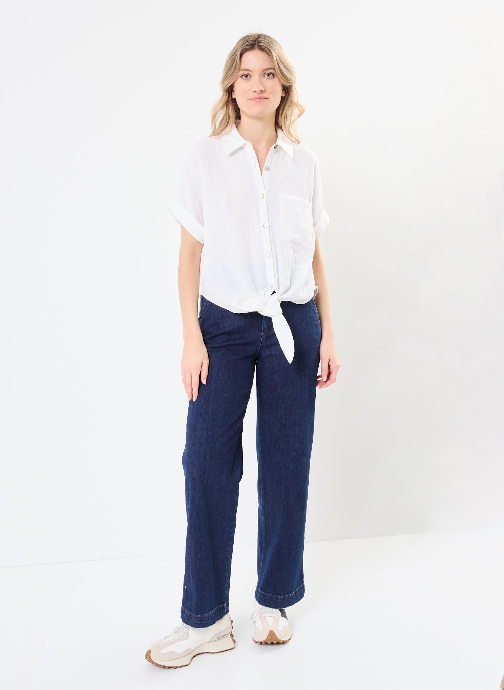 Kurzarm-Hemden CSPELL damen weiß MADE BY Kurzarm-Hemden CSPELL damen weiß LUCENT WHITE