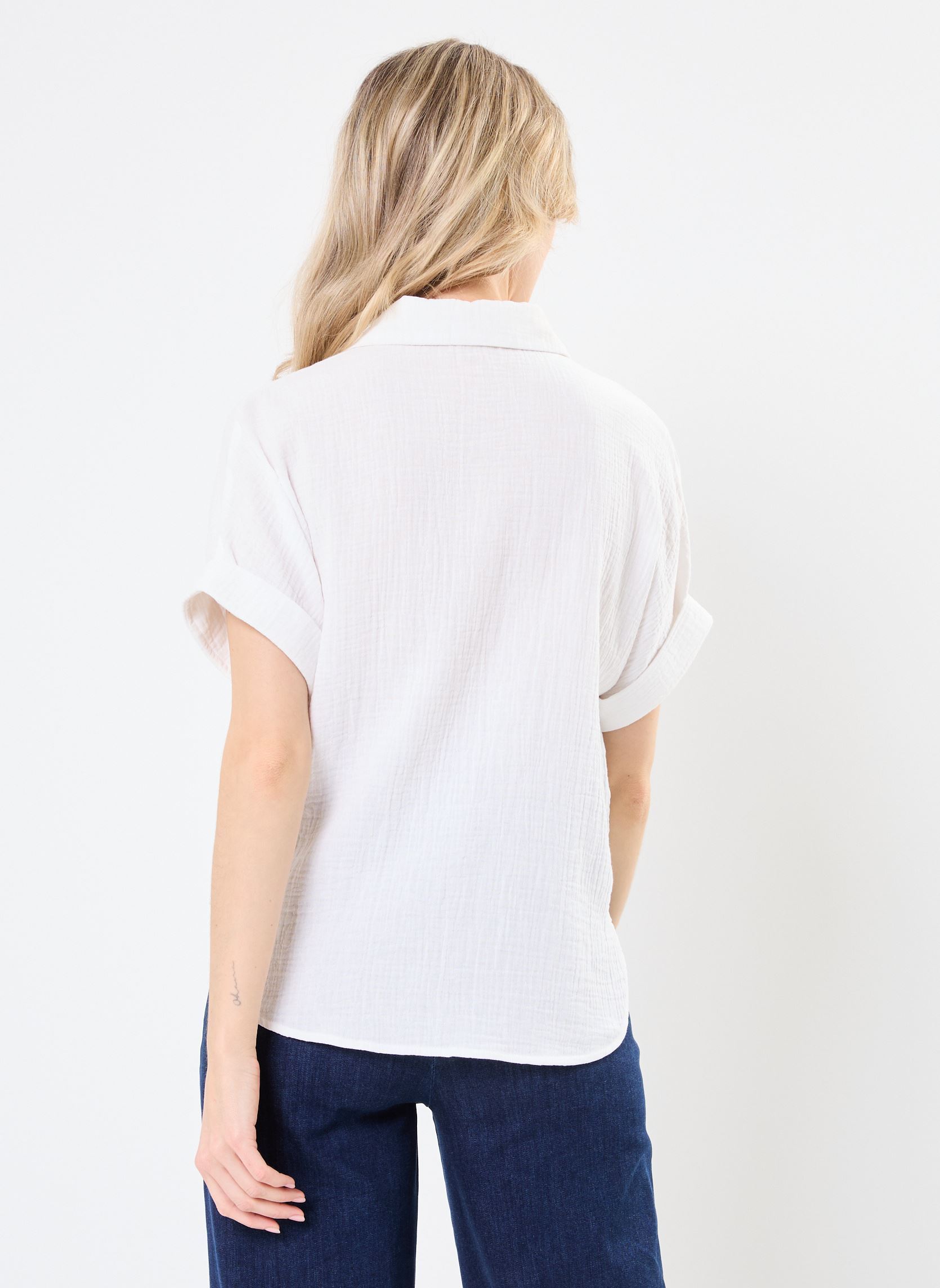 Kurzarm-Hemden CSPELL damen weiß MADE BY Kurzarm-Hemden CSPELL damen weiß LUCENT WHITE