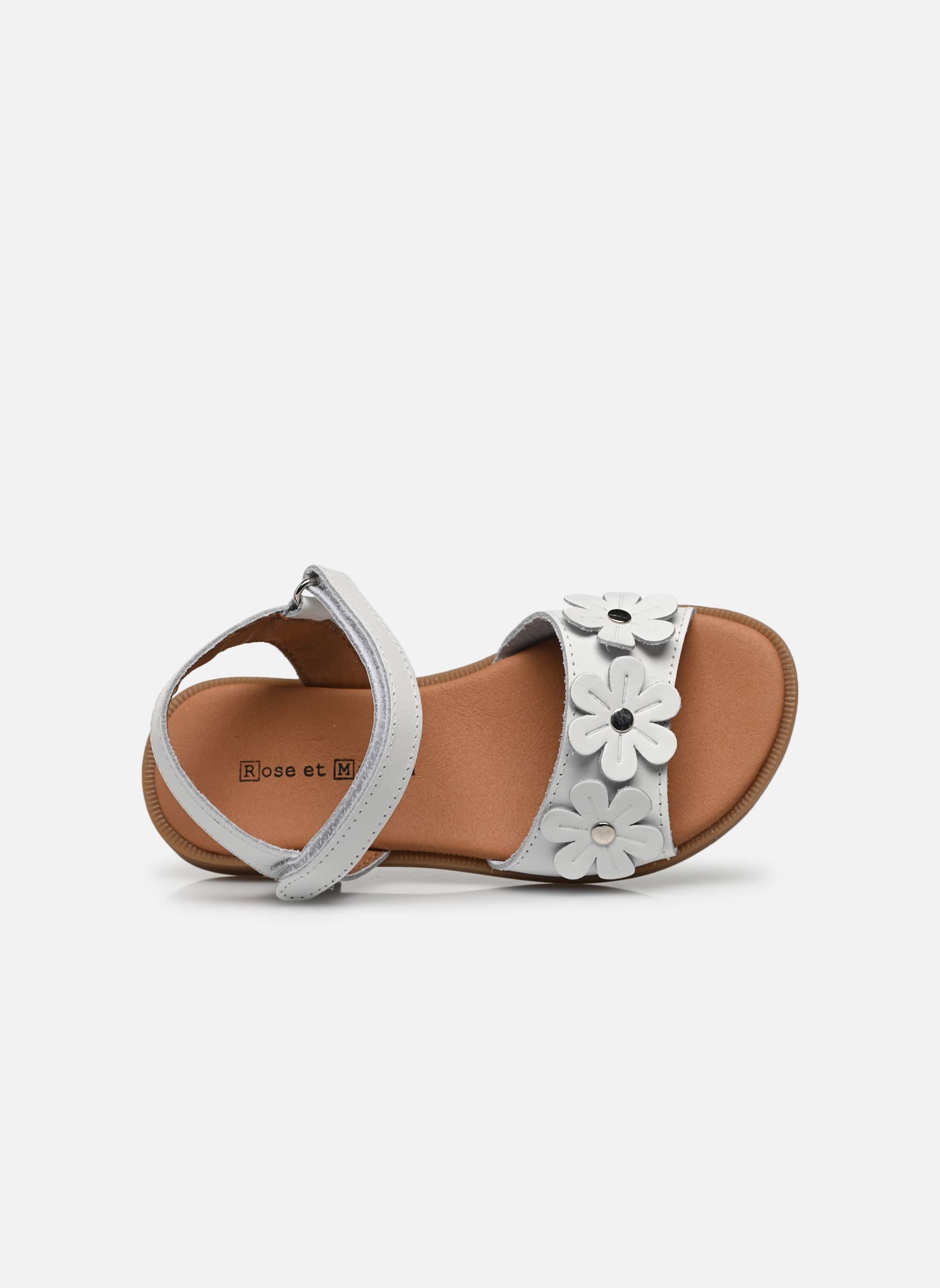 Sandalen BOFLEUR mädchen weiß Rose et Martin Sandalen BOFLEUR mädchen weiß Blanc