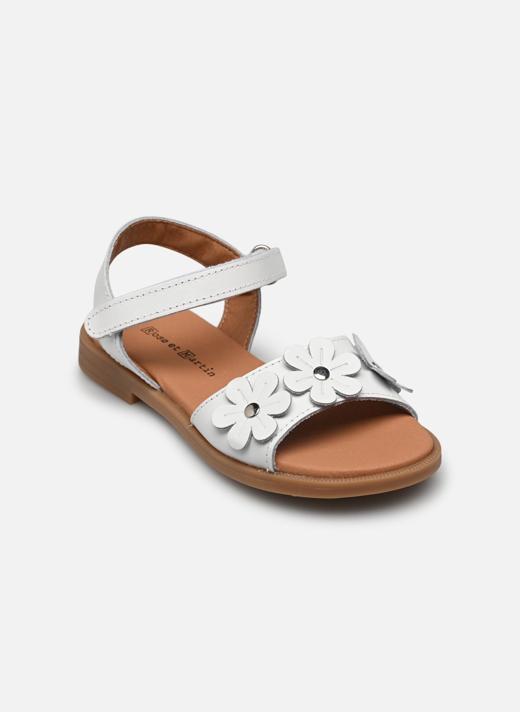 Sandalen BOFLEUR mädchen weiß Rose et Martin Sandalen BOFLEUR mädchen weiß Blanc