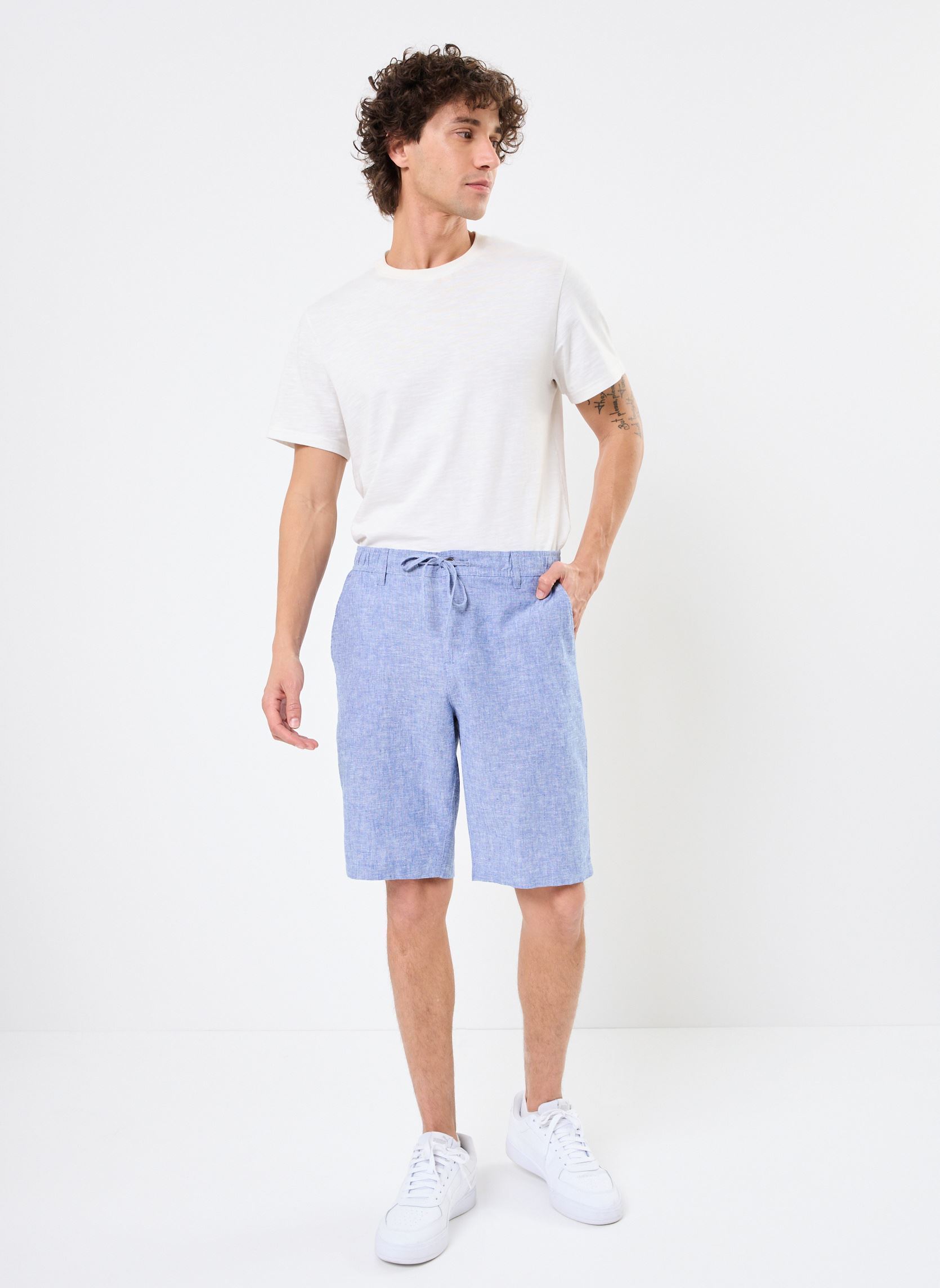 Bermuda's SWAN-LIN bermuda heren blauw Marvin&Co Bermuda's SWAN-LIN bermuda heren blauw BLEU