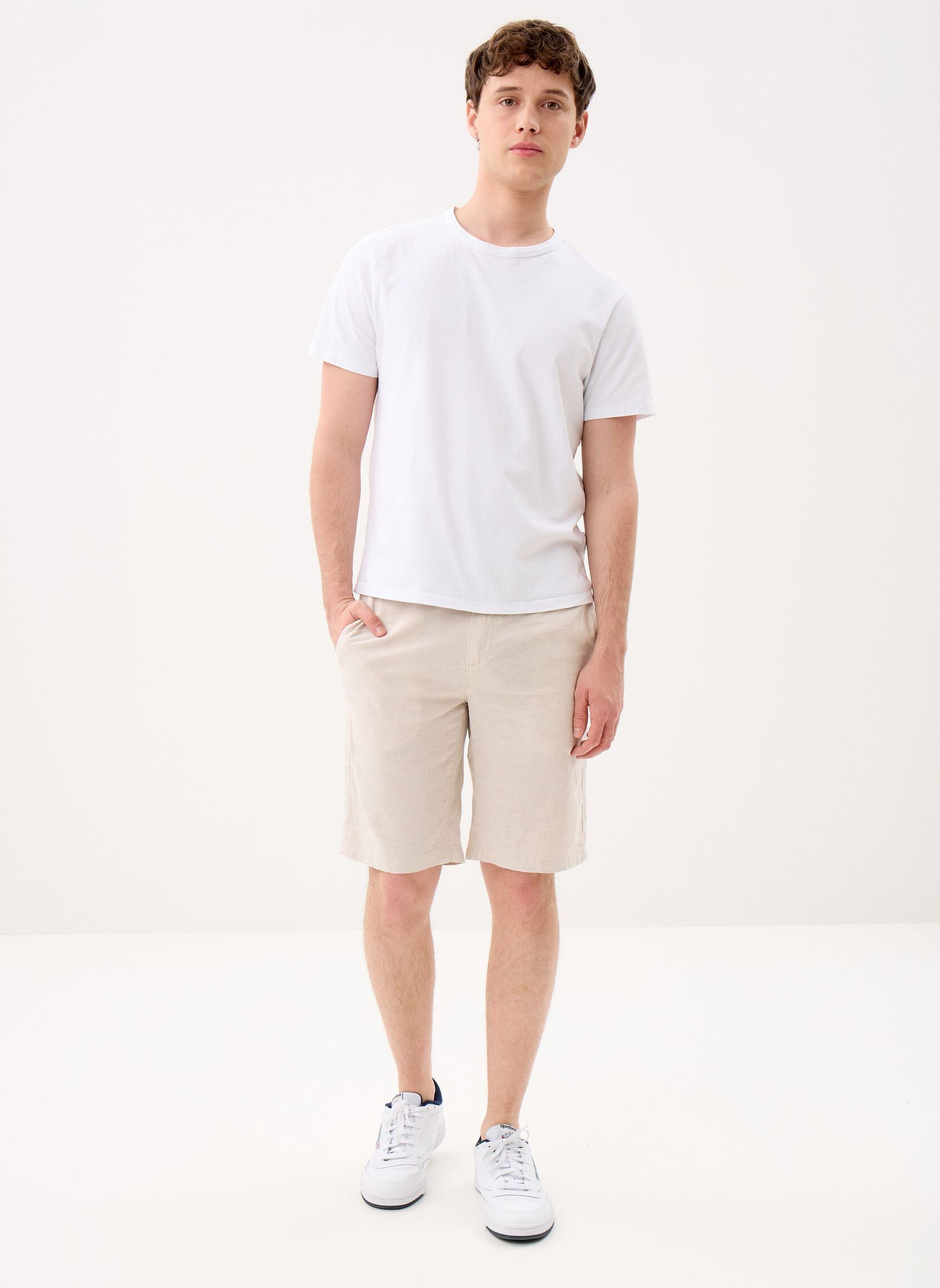 Bermudas SWAN-LIN bermuda homme beige Marvin&Co Bermudas SWAN-LIN bermuda homme beige DOVE